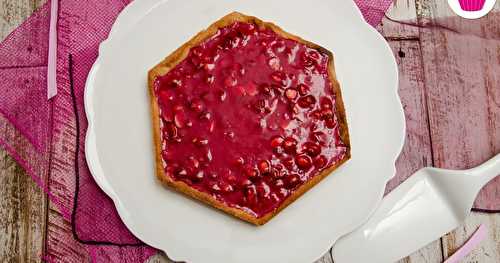 Tarte aux pralines roses