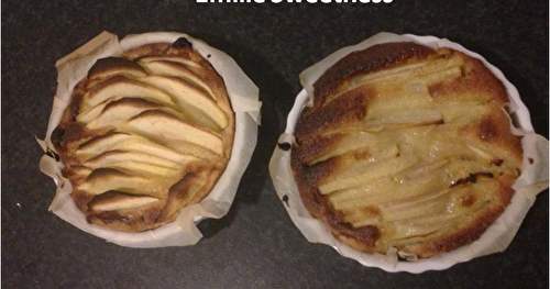 Tarte pommes/poires amande chocolat