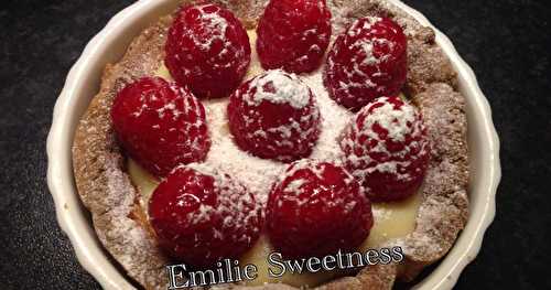 Tartelettes au chocolat blanc et framboises