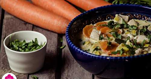 Waterzoï express - Blanc de dinde aux légumes dans son bouillon