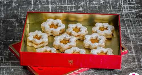 Biscuits fourrés à la confiture de clémentine