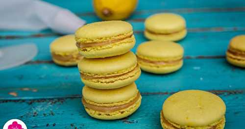 Macarons au citron - crème de citron