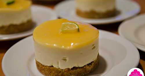 Mini cheesecake au citron/citron vert