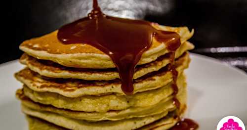 Pancakes au caramel au beurre salé