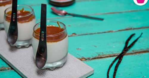 Panna cotta vanille et caramel au beurre salé