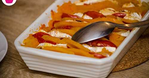 Tian de butternut, tomates, oignon et chèvre - cuisson à l'Omnicuiseur ou au four