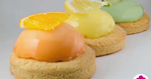 Trio de tartelettes aux agrumes: orange, citron et citron vert