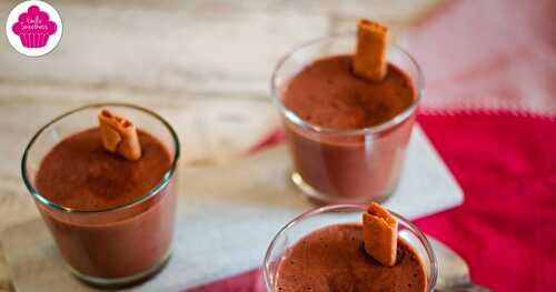 Mousse au chocolat aux crêpes Dentelle