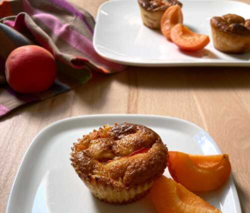 Muffins abricot vanille - Recette facile bien acidulée - Emma pâtisse