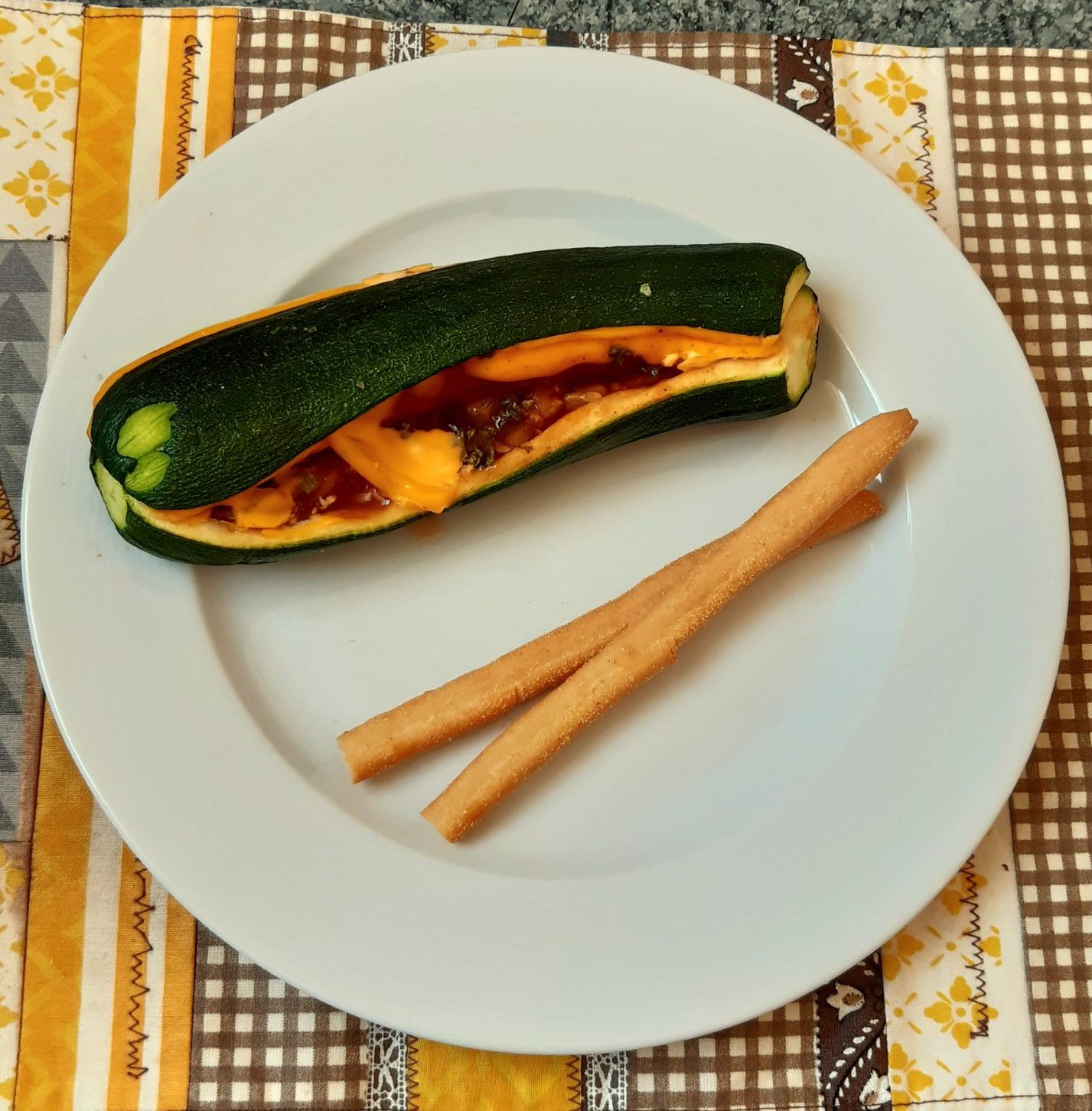 Courgette hot-dog - Emoi en cuisine