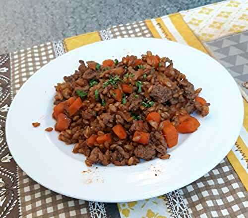 Petit épeautre bolognaise - Emoi en cuisine