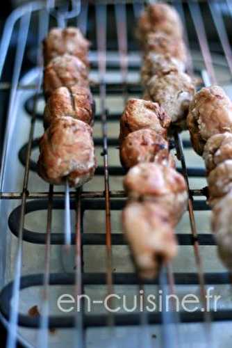 Brochettes d'agneau au cumin