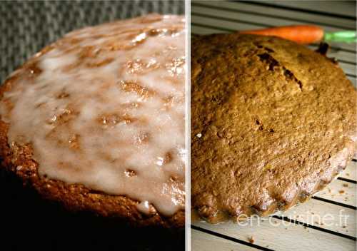 Carrot cake et son glaçage au citron