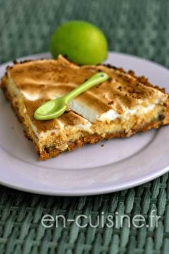 Key lime pie (tarte au citron vert)