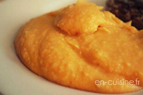 Purée de patates douces