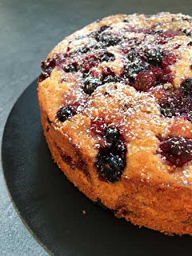 Cake au Cream Cheese et fruits rouges