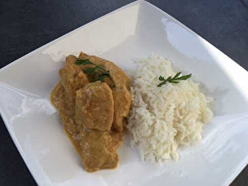 Emincé de poulet au beurre de cacahuètes