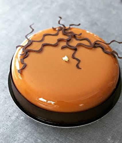 Entremet Chocolat Caramel de Sébastien Bouillet