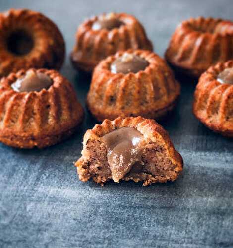 Financiers noisette et à la crème de marron