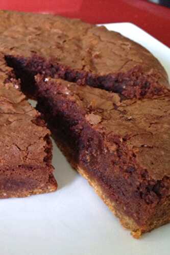 Fondant au chocolat sur biscuit spéculoos