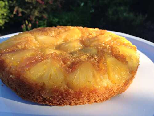 Gâteau ananas, noix de coco