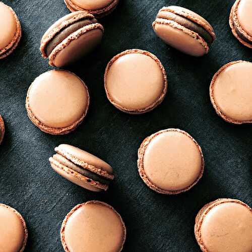 Macarons Chocolat au Lait, spéculoos de Christophe Felder