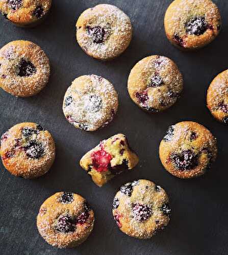 Mini Muffins aux fruits rouges