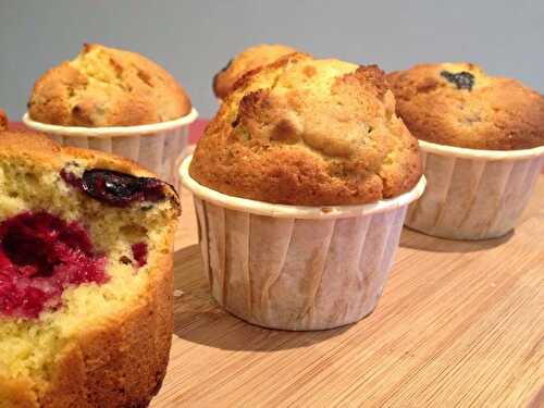 Muffins aux Framboises et à la Pistache