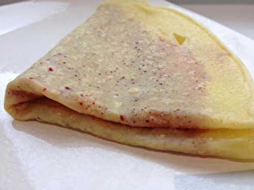 Pâte à crêpes ultra légère (et sans lait) 