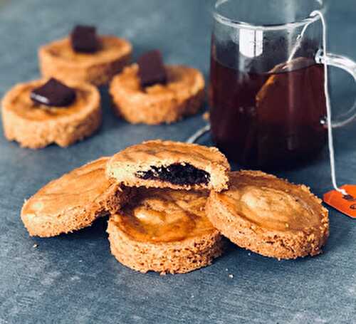 Sablés croustillants au fondant de thé Earl Grey de Vincent Guerlais