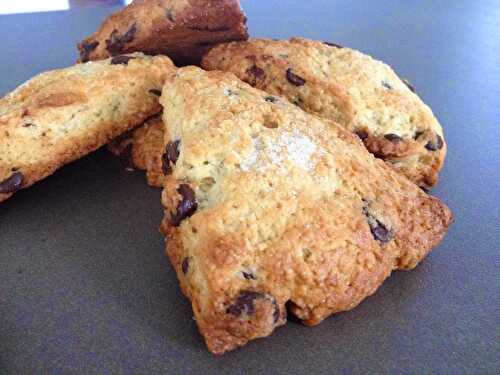 Scones au chocolat