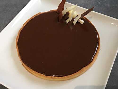 Tarte au chocolat au lait et cacahuètes de Pierre Hermé