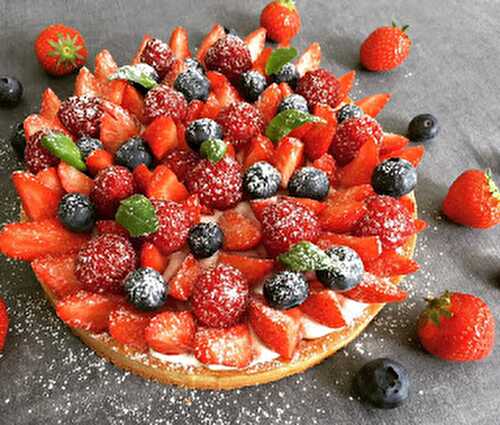 Tarte aux fruits rouges