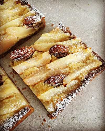 Tarte Bourdaloue, noix de pécan 