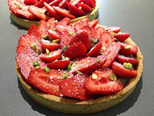 Tarte Fraise Pistache