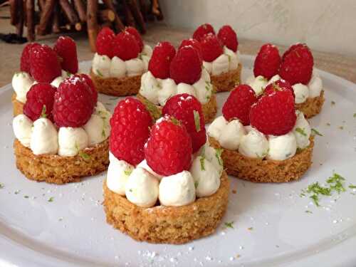 Tartelettes aux framboises 