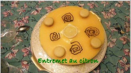Entremet au Citron 