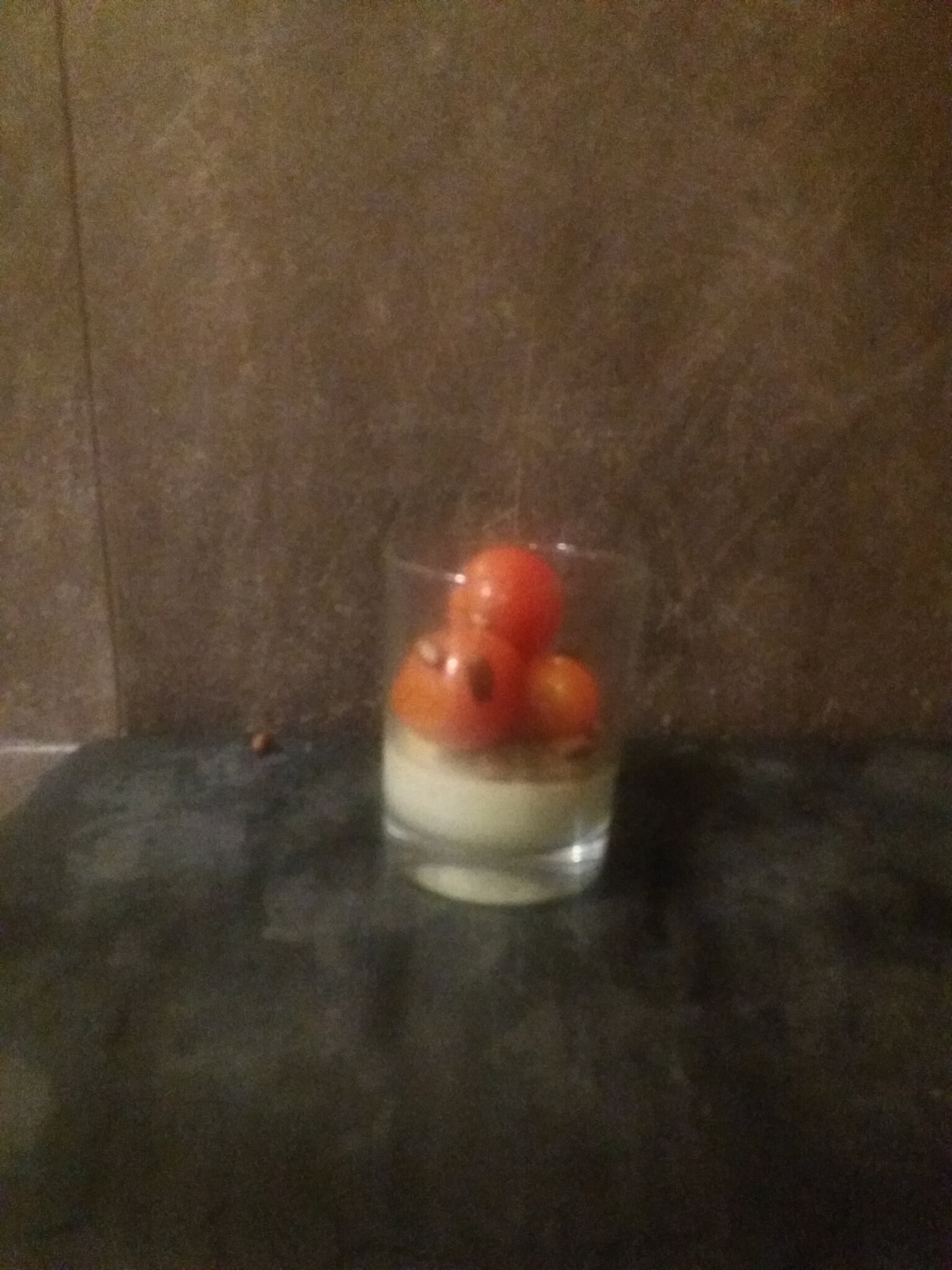 Panna cotta au pesto 