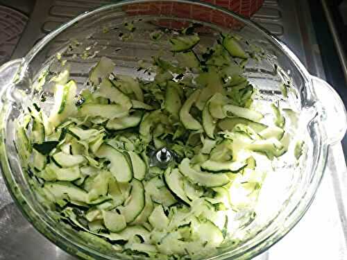 Terrine de courgette et thon 