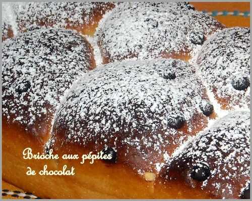 Brioche aux pépites de chocolat