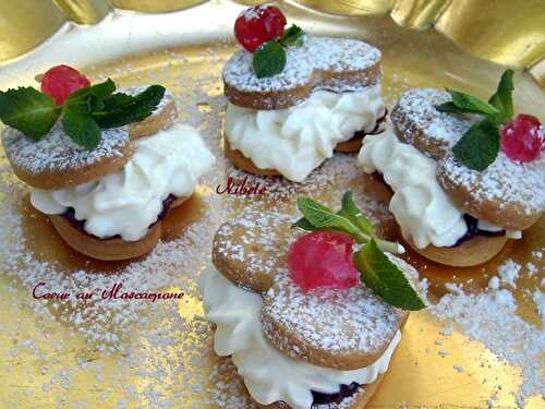 Coeurs au mascarpone