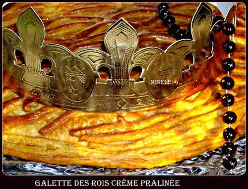 Galette des rois crème pralinée amande