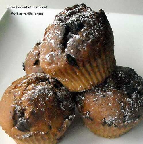 Muffins vanille-choco