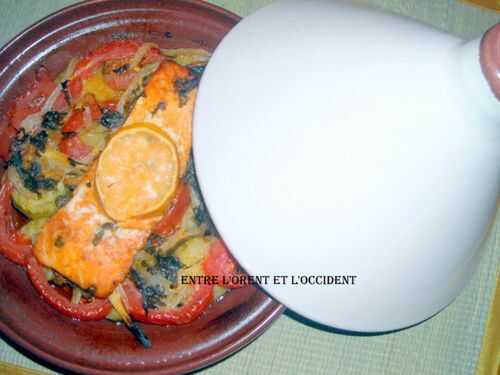 Tajine de saumon aux legumes