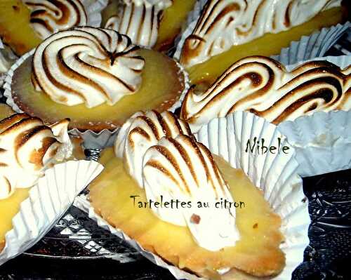 Tartelettes au citron meringuées