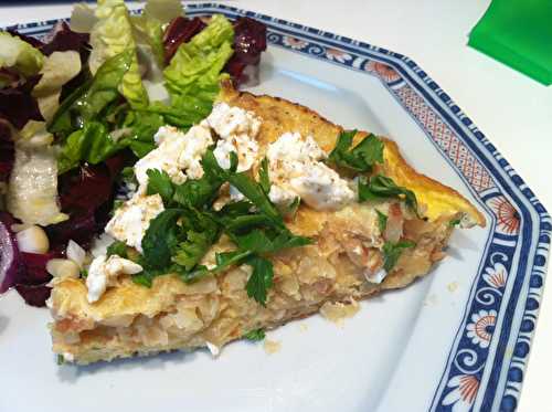 Frittata de pomme de terre et de céleri rave