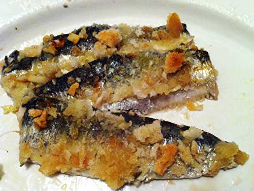 Gratin de sardine à l’ail et au citron