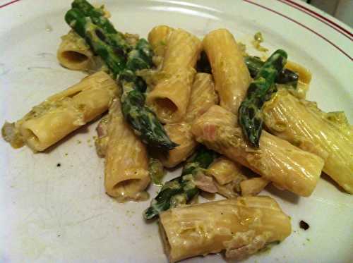 Penne aux Asperges Vertes