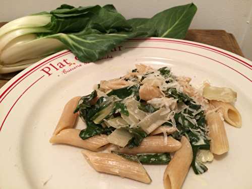 Penne aux bettes et parmesan