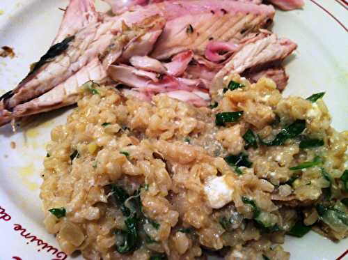 Risotto au celeri et au parmesan / Celery Risotto and Parmesan